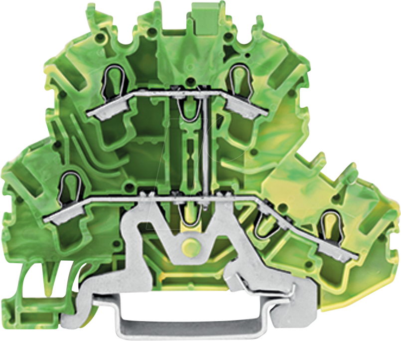 4044918691147 - WAGO 2002-2207 Doppelstockklemme 4-Leiter-Schutzleiter-klemme25 mm²