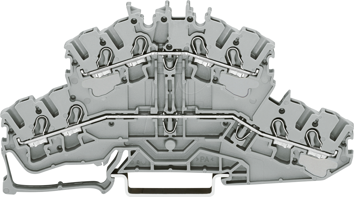 4050821144960 - 2002-2401 - 4-Leiter-Doppelstockklemme L L 25 mm² grau