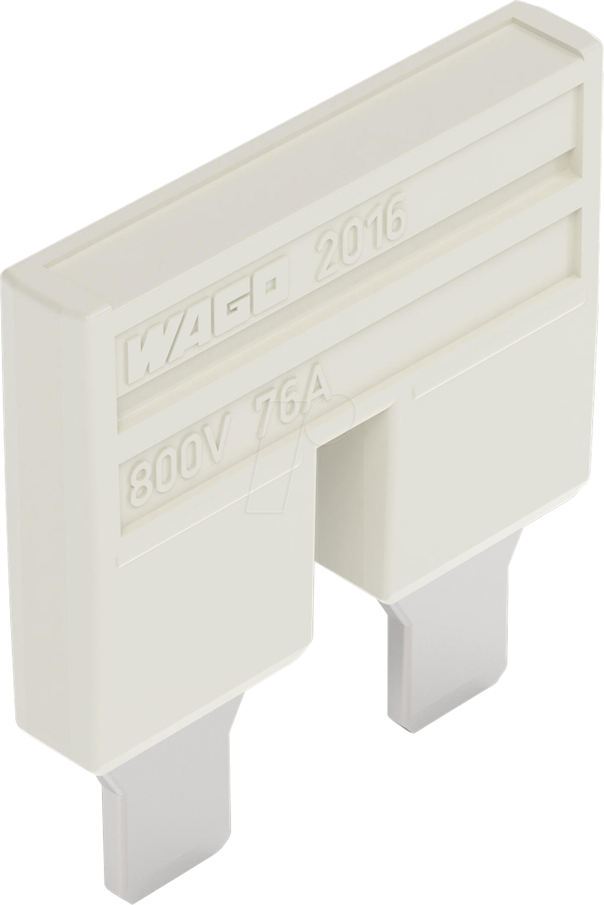 WAGO 2016-402 - Kammbrücke / Reihenklemme, 2-fach, für WAGO 2016