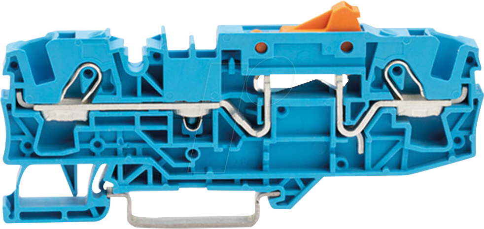WAGO 2206-1674 - Trenn- und Messklemme blau 2-Leiter 6 mm²