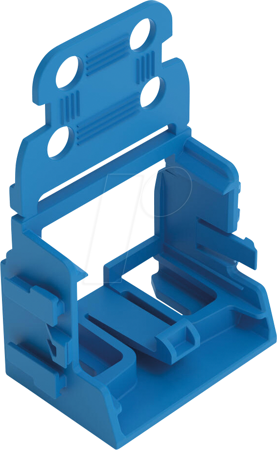 4066966603118 - 221-509-0BL - Befestigungsadapter mit Zugentlastung 10-Leiter blau
