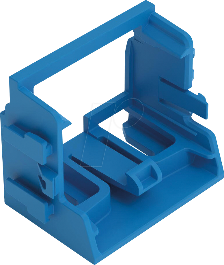 4066966602982 - 221-509-2BL - Befestigungsadapter für Schraubbefestigung 10-Leiter blau