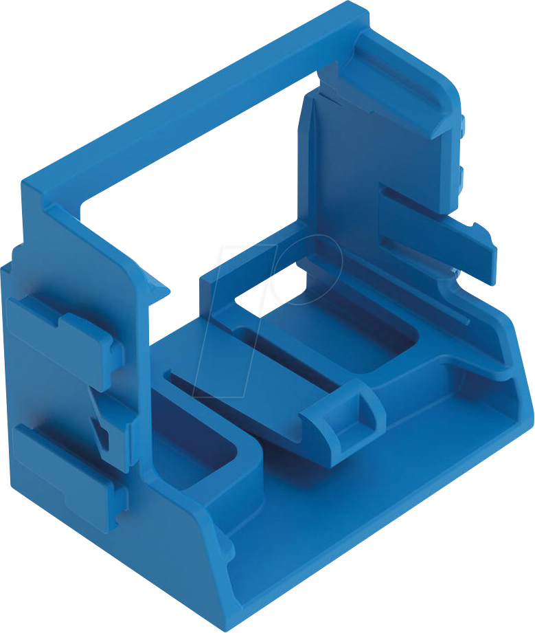4066966603736 - 221-529-2BL - Befestigungsadapter mit Rastfuß 10-Leiter blau