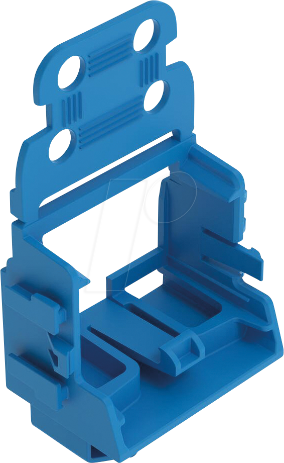 4066966603583 - 221-539-0BL - Befestigungsadapter für Tragschiene 10-Leiter blau