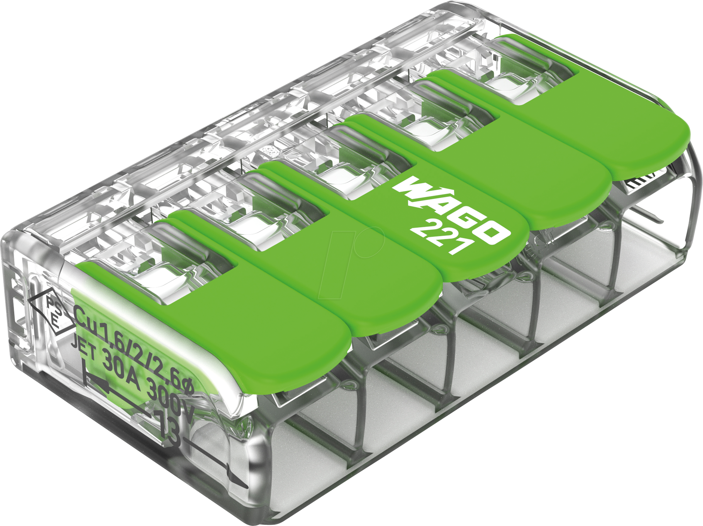 4066966613148 - 221-625 - Verbindungsklemme mit Hebeln max 6 mm² 5 Leiter 4066966613148 - 221-625 - Verbindungsklemme mit Hebeln max 6 mm² 5 Leiter