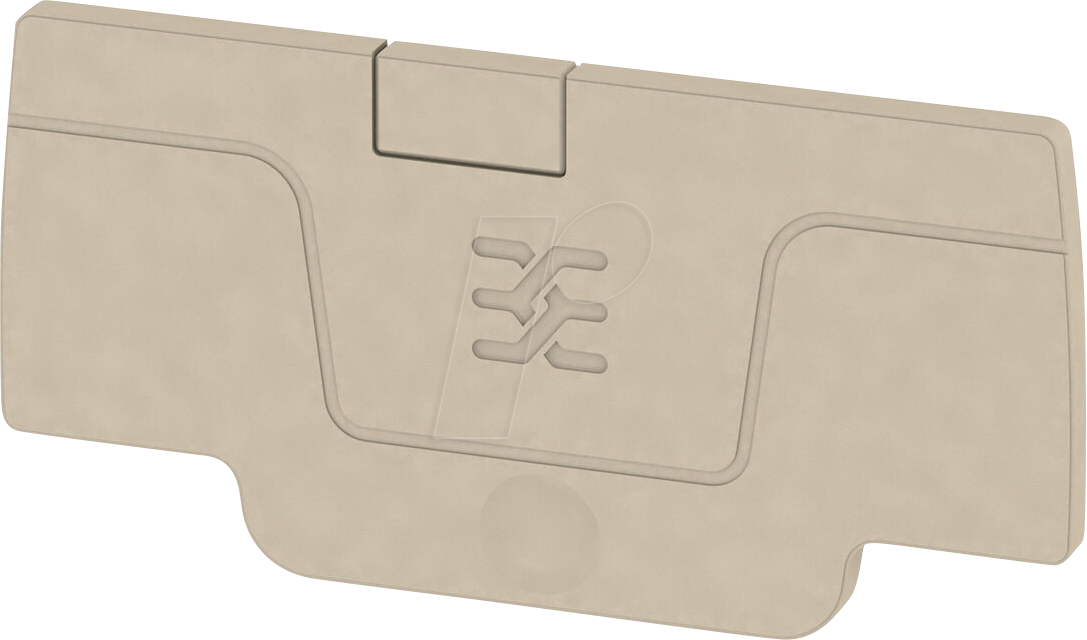 Weidmüller AEP 2C 1.5 Abschlussplatte beige 1552600000 (Inhalt 50 Stück)