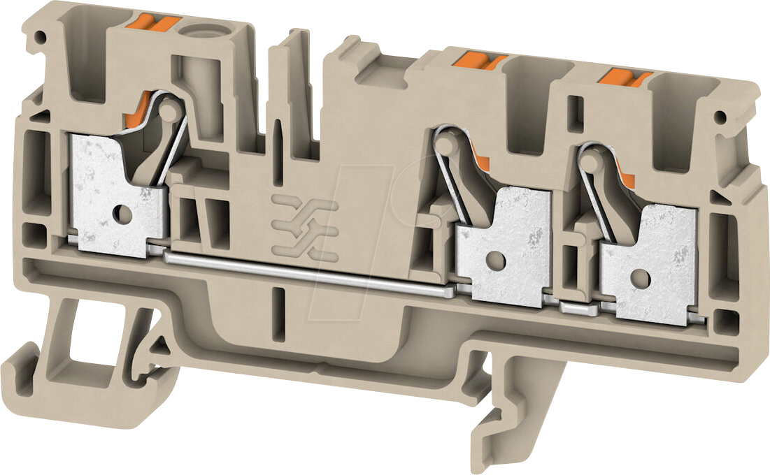 A3C 4 - Durchgangsklemme Klippon® Connect, A-Serie beige