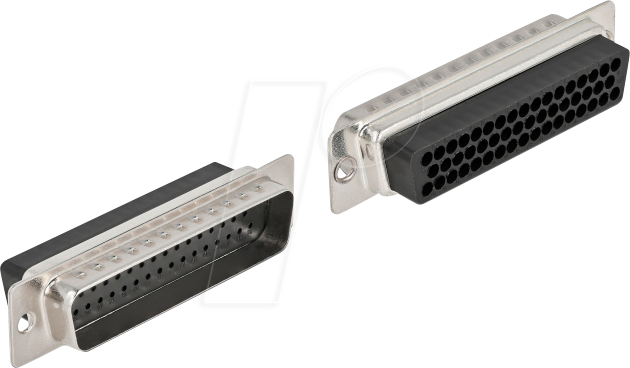 4043619667123 - DELOCK 66712 - D-Sub HD 50 Pin Crimp Stecker Metall