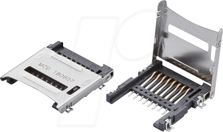 MOLEX 472192001 - microSD-Speicherkartenslot, RM: 1,1 mm