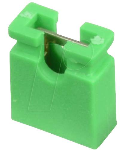 MPE 149-1-002-F2 - Jumper 2,54 mm, geöffnet, grün