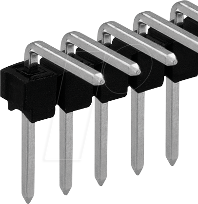 FIS SL3.25.36G - Stiftleisten 2,54 mm, 1x36, gewinkelt vergoldet