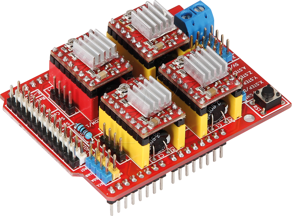JOY-IT Arduino Shield - CNC-Controllerboard, A4988 | Motoren & Treiber ...