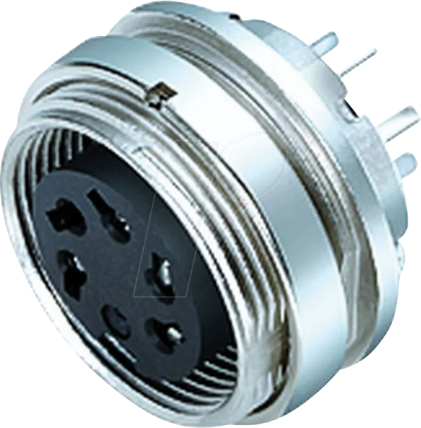 B 09 0474 90 08 - Flanschdose M16, Serie 680, 8-pol, ungeschirmt, schraubbar, IP40