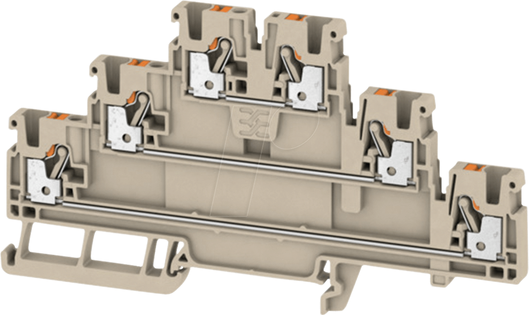 A3T 2.5 - Durchgangsklemme Klippon® Connect, A-Serie beige