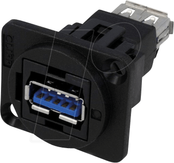 XLR Adapter USB A Auf USB B | Cliff CP30115 | Einbauadapter | 1 Stück | Für Audio- & Studio-Equipment