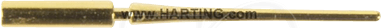 HAN 211 1914 - Kontakt-Stift, 0,08 ... 0,22mm², Kupfer, vergoldet