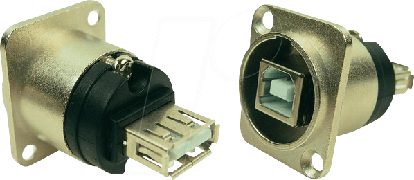 CLIFF CP30111 - USB-Adapter FT, 1 x USB 2.0 B-Buchse > 1 x USB 2.0 A-Buchse
