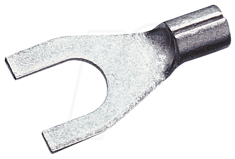 QGS 1,5-3 - Quetschkabelschuh, Gabelform, Lochmaß 3,2mm