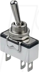 HS 638 H - Hebelschalter, 10(4)A-400VAC, 1x Ein-Aus-(Ein)