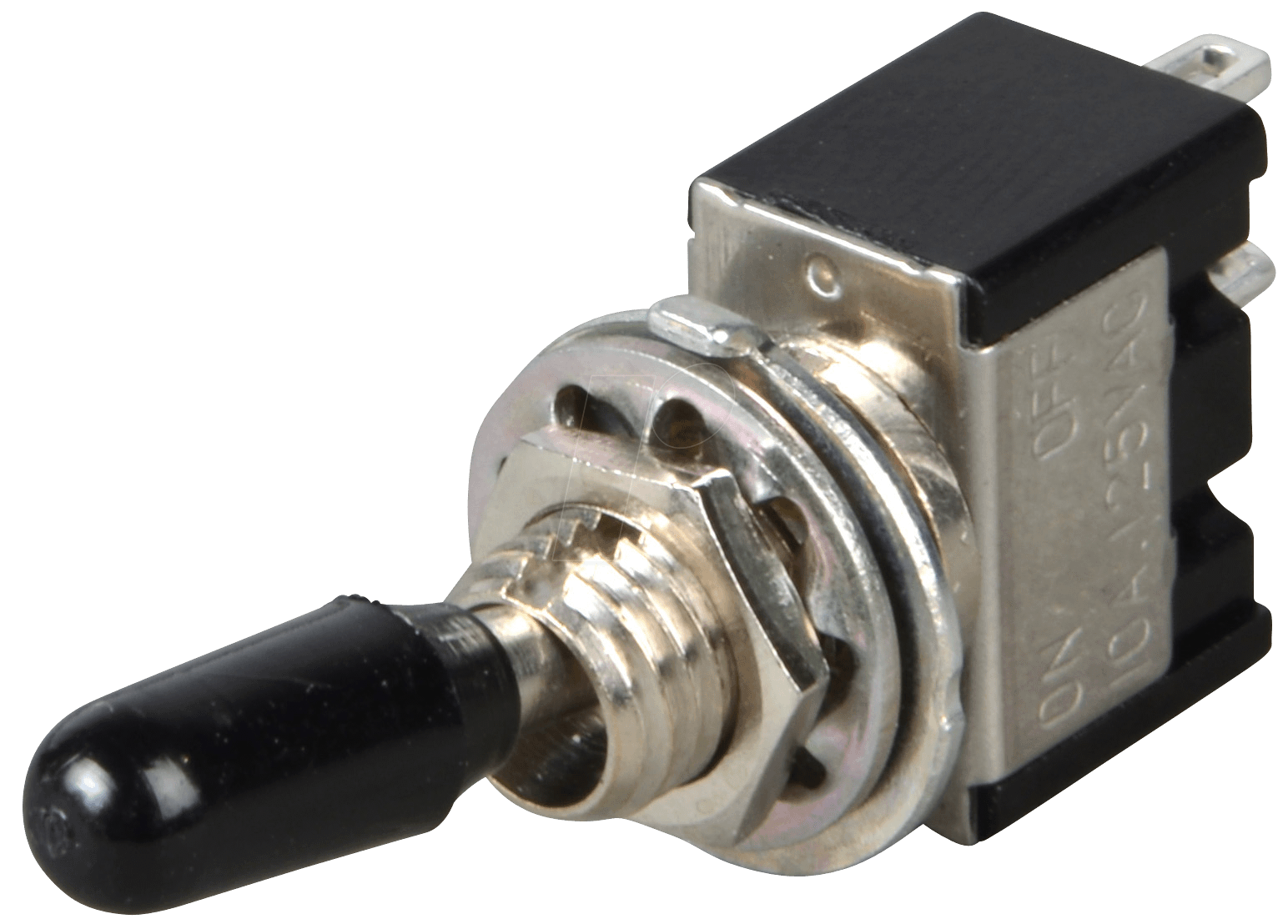 MS 165: Toggle switch, 1-pin, 10 A - 125 V AC, on-off at reichelt elektronik