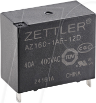 AZ160-1AE-12D - Hochstrom-Relais, 1xNO, 60 A, 12 V DC