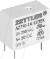 AZ770-1C-24DEK - Leistungs-Relais, 24 V DC, 5 A, 1 CO