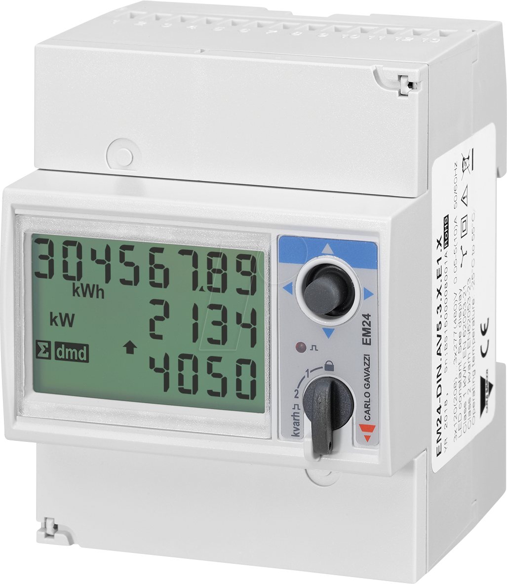 8030956085228 - EM24DINAV53XE1X - Energiezähler EM24 3 Phasen LCD Display Joystick 8030956085228 - EM24DINAV53XE1X - Energiezähler EM24 3 Phasen LCD Display Joystick