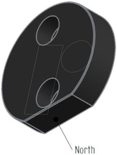 DIS 12499 - Magnetgeber, Diskform, Ø43x10mm, vergossen