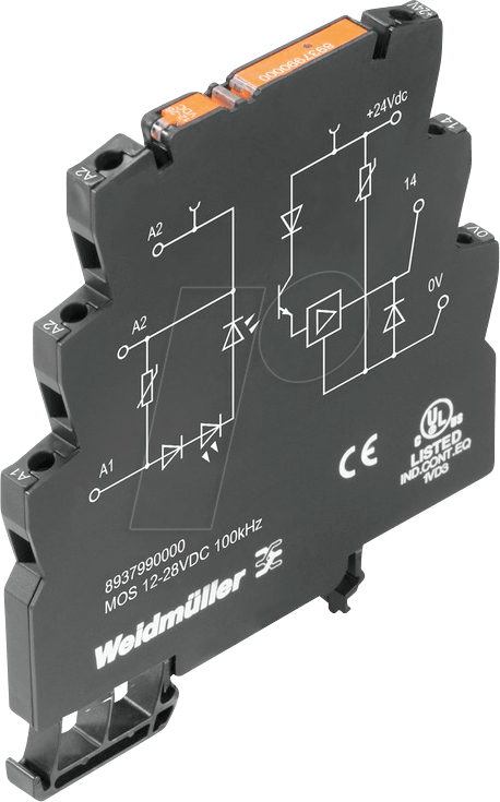 4032248716227 - MOS 12-28 100KHZ - Halbleiterrelais 1 NO 196 - 288 V DC   12 - 24 V DC 005 A