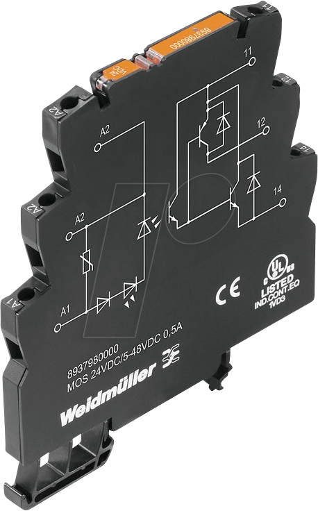 MOS 24-48 0,5A - Halbleiterrelais 1 CO, 5 - 48 V DC / 24 V DC, 0,5 A