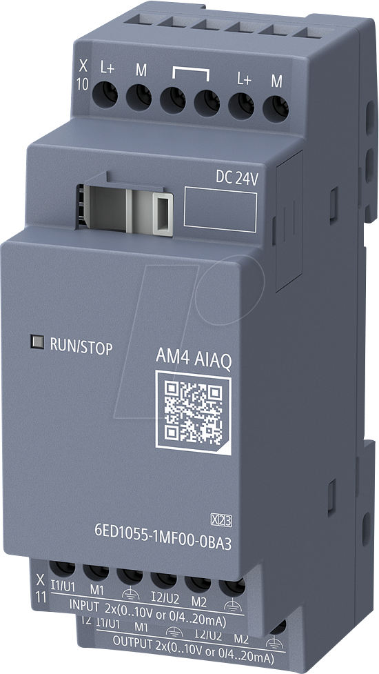 Siemens LOGO! AM4 6ED1055-1MF00-0BA3 AI/AQ LOGO! 9 Erweiterungsmodule DC24V