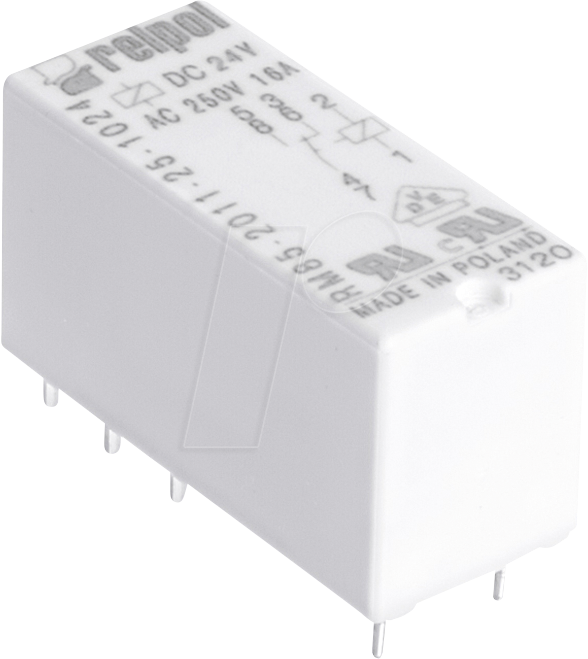 RPL RM8532021 12: Leistungsrelais monostabil, THT, 12 V DC, 16 A, 1 ...
