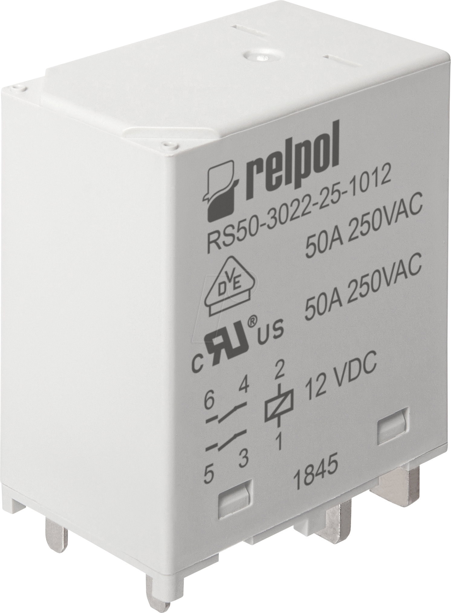 RPL RS50 12DC - Hochstromrelais 12 V DC / 50 A - 2 NO