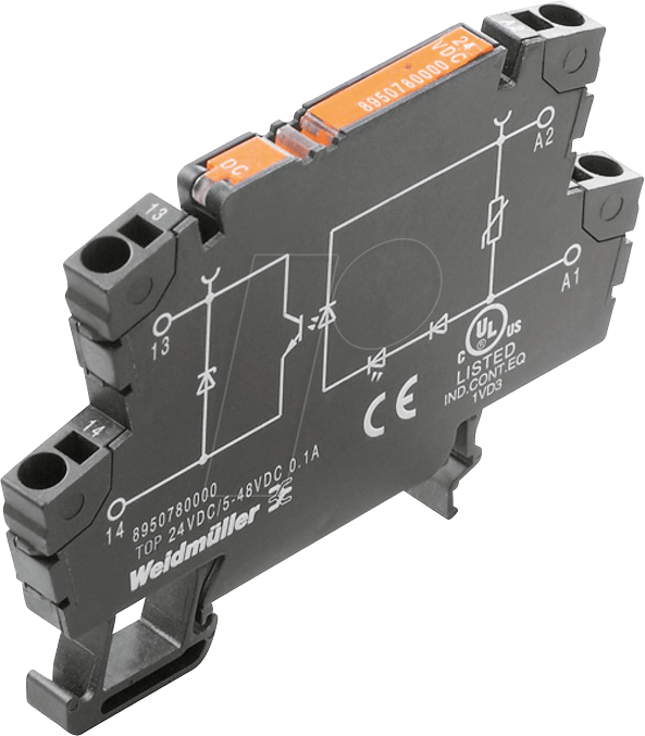 TOP 24-48 0,5A - Halbleiterrelais 1 NO, 5 - 48 V DC / 24 V DC, 0,5 A