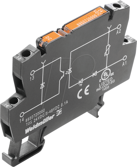 TOS 24-48 0,1A - Halbleiterrelais 1 NO, 5 - 48 V DC / 24 V DC, 0,1 A