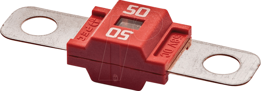 IMAXX MDP050: KFZ-Sicherung, midiOTO, 50 A, 58 V, rot bei reichelt