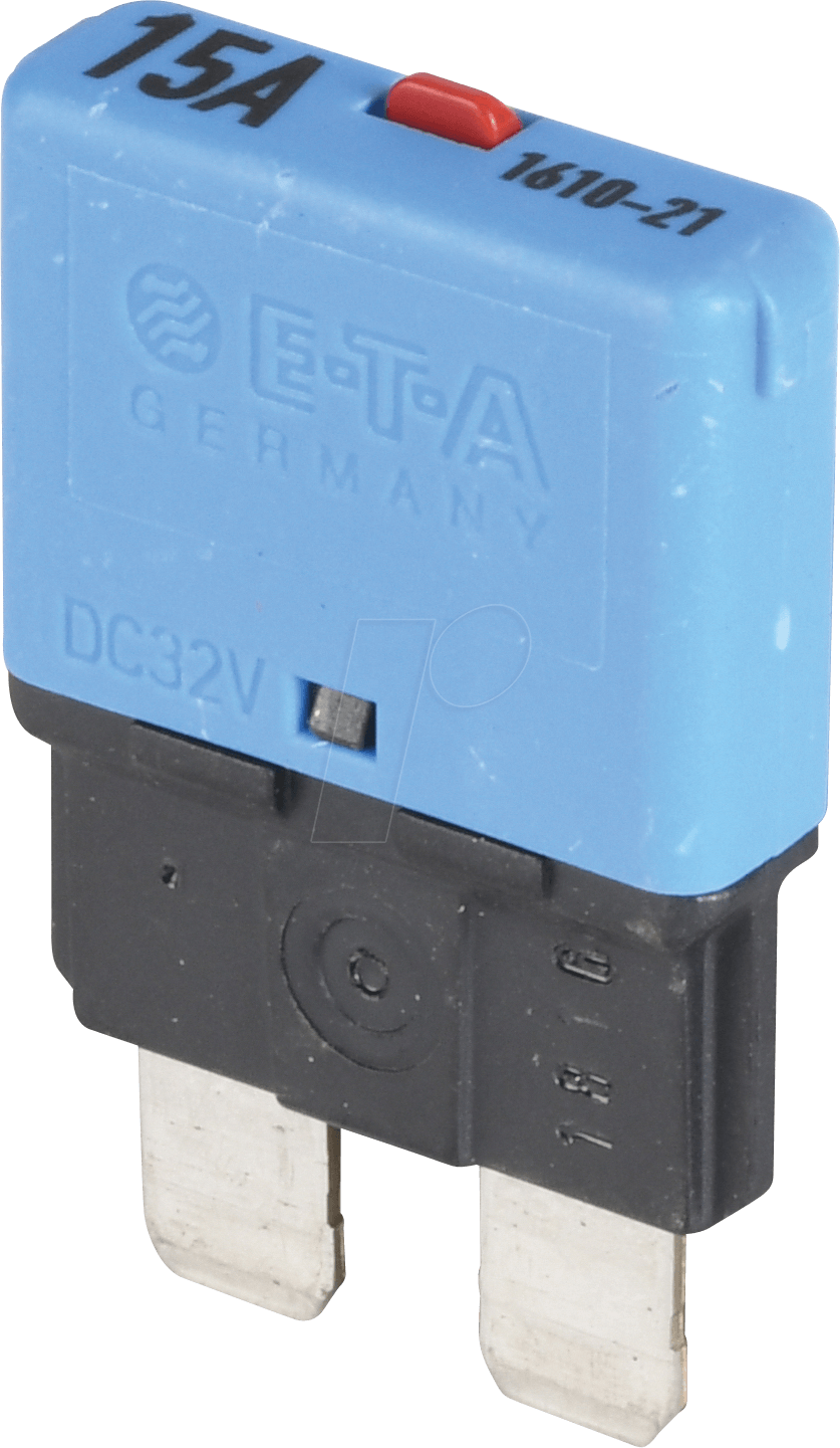 ETA 1610-21-15A: KFZ-Sicherung, 15 A, blau bei reichelt elektronik