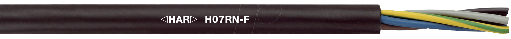 H07RNF 5G1,5-100 - Anschlussleitung H07RN-F, 5 x 1,5 mm, 100 m, mit PE