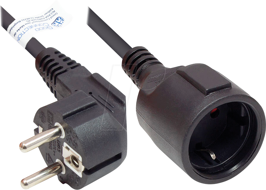 4014619168712 - GC P0102-S100 - Verlängerung Typ E+F auf Typ F schwarz 150 mm² 10 m 4014619168712 - GC P0102-S100 - Verlängerung Typ E+F auf Typ F schwarz 150 mm² 10 m