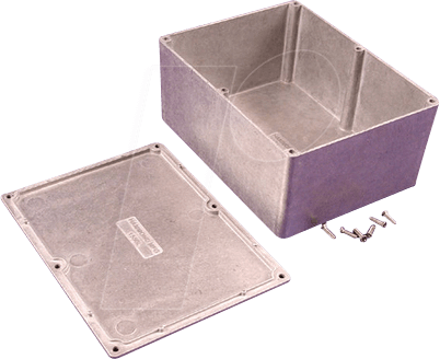 1550N - Alugehäuse, 1550 N, 250 x 250 x 100 mm, aluminium