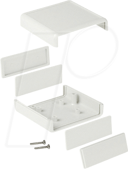 0623980808635 - 1593LGY - Schalengehäuse Serie 1593 66 x 92 x 28 mm hellgrau