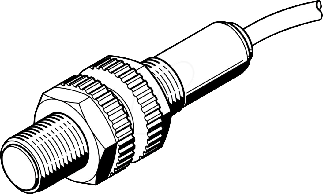 4052568089337 - 538336 - induktiver Näherungsschalter 2 mm Anschlusskabel 25 m