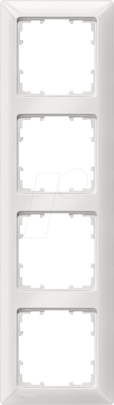 4001869270371 - SIE 5TG2554-0 - DELTA line titanweiß Rahmen 4-Fach 293x 80mm