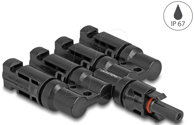 4043619600274 - DL4 Solar Konnektor 1 x Buchse zu 4 x Stecker (60027) - Delock 4043619600274 - DL4 Solar Konnektor 1 x Buchse zu 4 x Stecker (60027) - Delock