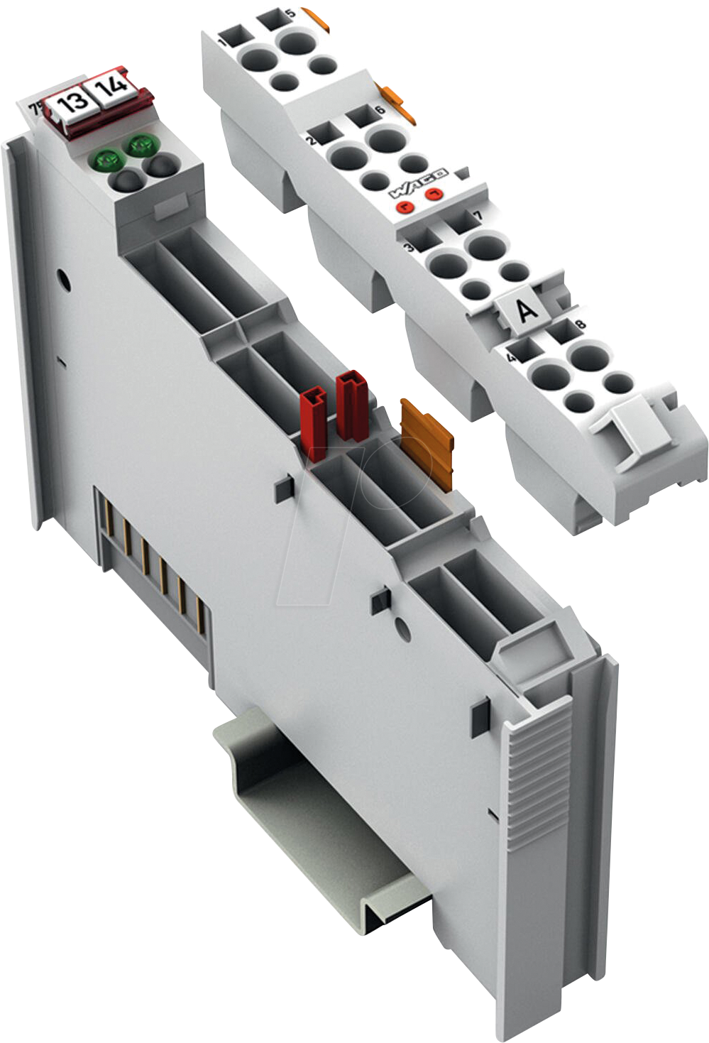WAGO 753-501 - 2-Kanal-Digitalausgang, 24 V DC, 0,5 A