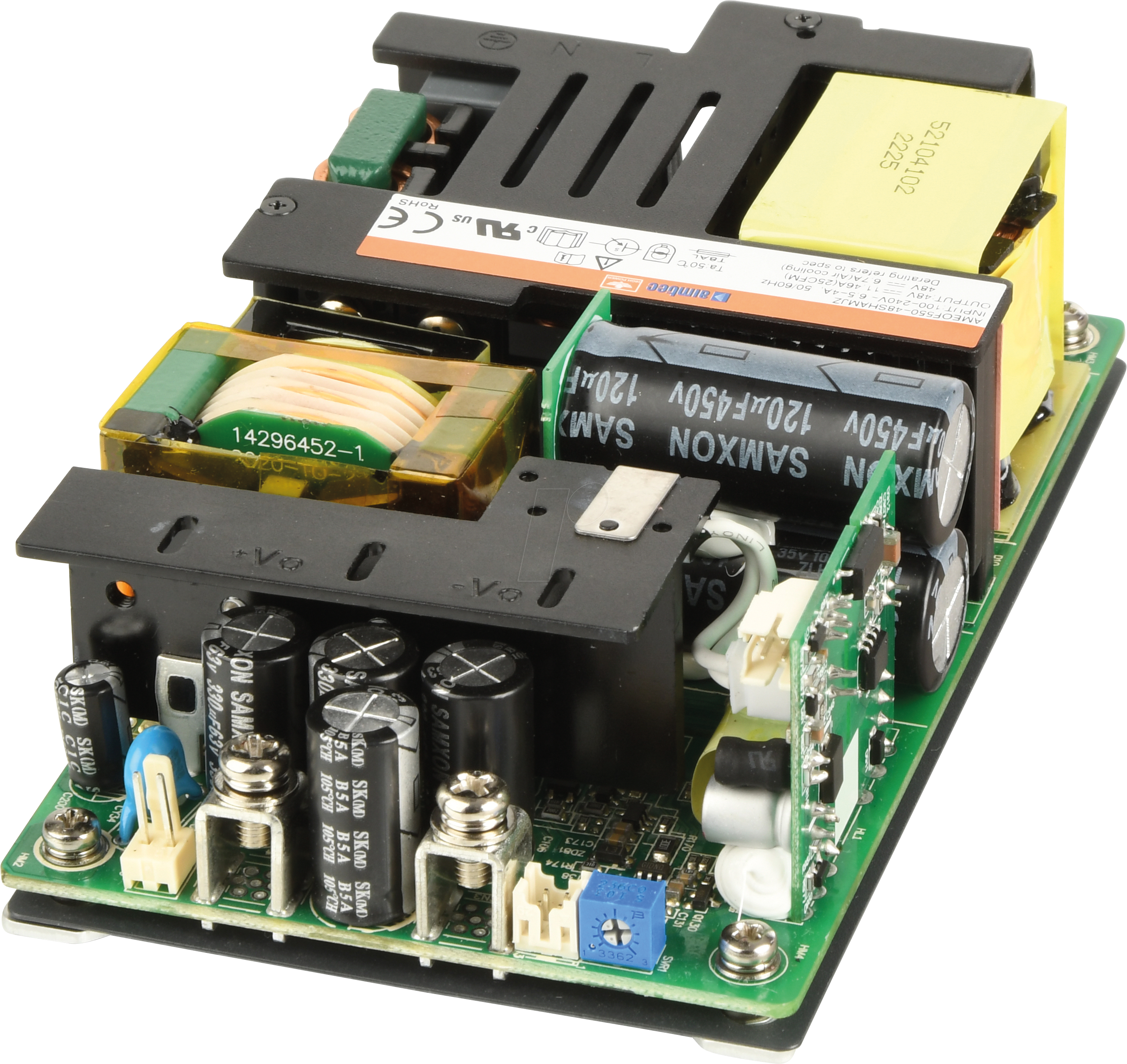 AMEOF550-48 - AC/DC-Wandler, 90 - 264 V AC, 50,4 V DC, 11,46 A, Modul