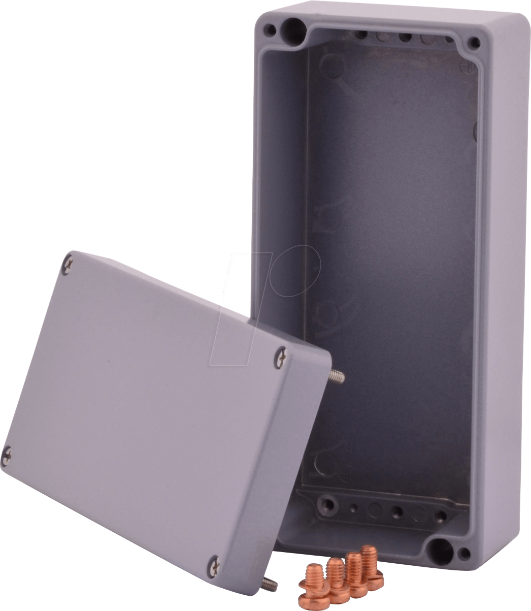 ALTR 1758057 GR - Aluminiumgehäuse Alster, 175 x 80 x 57 mm