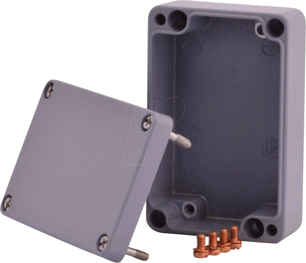 ALTR 986434 GR - Aluminiumgehäuse Alster, 90 x 64 x 34 mm