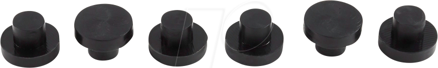 CBHEX-FEET - Gummifüße für Hex-Box IoT-Gehäuse (6er-Pack)