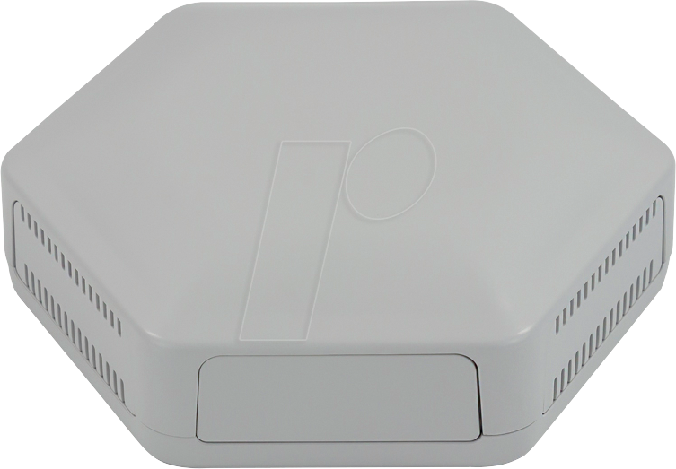 CBHEX1-24-GY - Hex-Box IoT-Gehäuse mit 2 massiven 4 belüfteten Elementen, grau